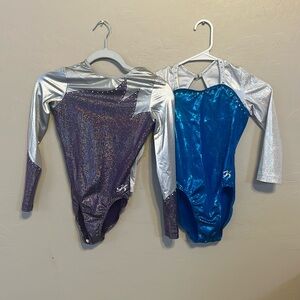 Lot of 2 GK gymnastics leotards - size small